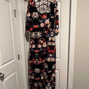 Xhilaration floral maxi dress